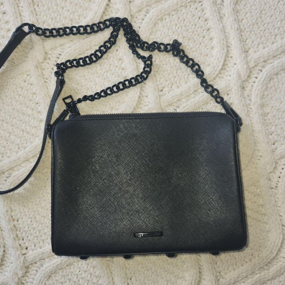 NEW Rebecca Minkoff Black Avery Crossbody Bag - Picture 4 of 6